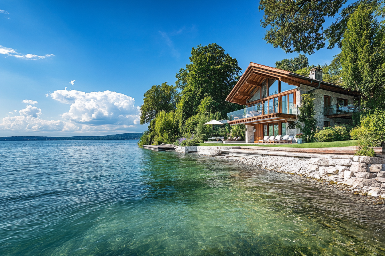 Luxusvilla am See